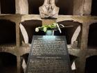 A memorial to Adolf Opálka at the National Memorial to the Heroes of the Heydrich Terror in Prague