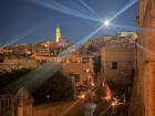 The city of Matera, lit by hundreds of candles