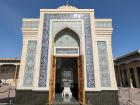 The tomb of Islam Karimov, the first president of an independent Uzbekistan--located in Samarkand, the city where he was born 
