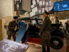 A diorama at the Tashkent History Museum of Stalin's Great Purge--the helpless victim whisked away by NKVD agents 