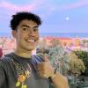 A photo of me with Spain's sunset!