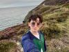 A selfie taken during a cliff walk in Howth.
