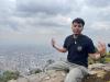 The view from the top of Monserrate, a mountain in Bogota, Colombia