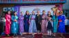 The English department on the first day of school, wearing traditional Mongolian deel