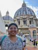 After climbing the dome of St. Peter’s Basilica; considered to be the highest dome in the world at almost 450 ft.