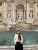 Even at midnight the Trevi Fountain is lit up and beautiful!