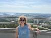 Standing at the top of Puijon Torni (Pujio Tower) in Kuopio, Finland