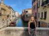 Me in front of one of Venice's famous canals!