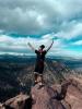 Me on top of Bear Peak (the highest peak in Boulder Colorado)