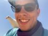 Posing with a Pidgin on My Shoulders!