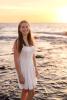 On the beach in Hawai'i.